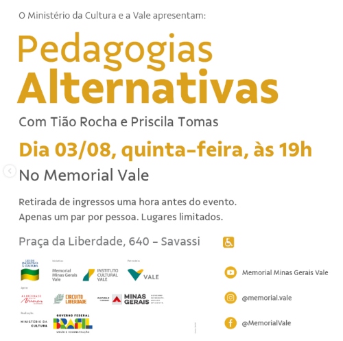 Palestra “Pedagogias alternativas”