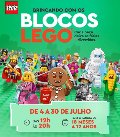 Divulgação Instagram Brincando com os blocos LEGO