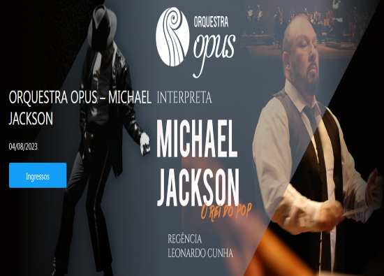 reprodução oficial Concerto: "Michael Jackson" - Orquestra OPUS
