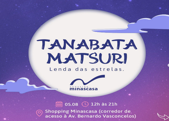 reprodução oficial Festival Tanabata Matsuri "Lenda das Estrelas"