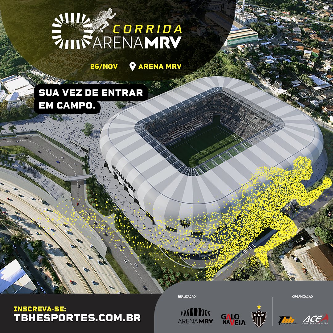Reprodução Instagram Corrida Arena MRV