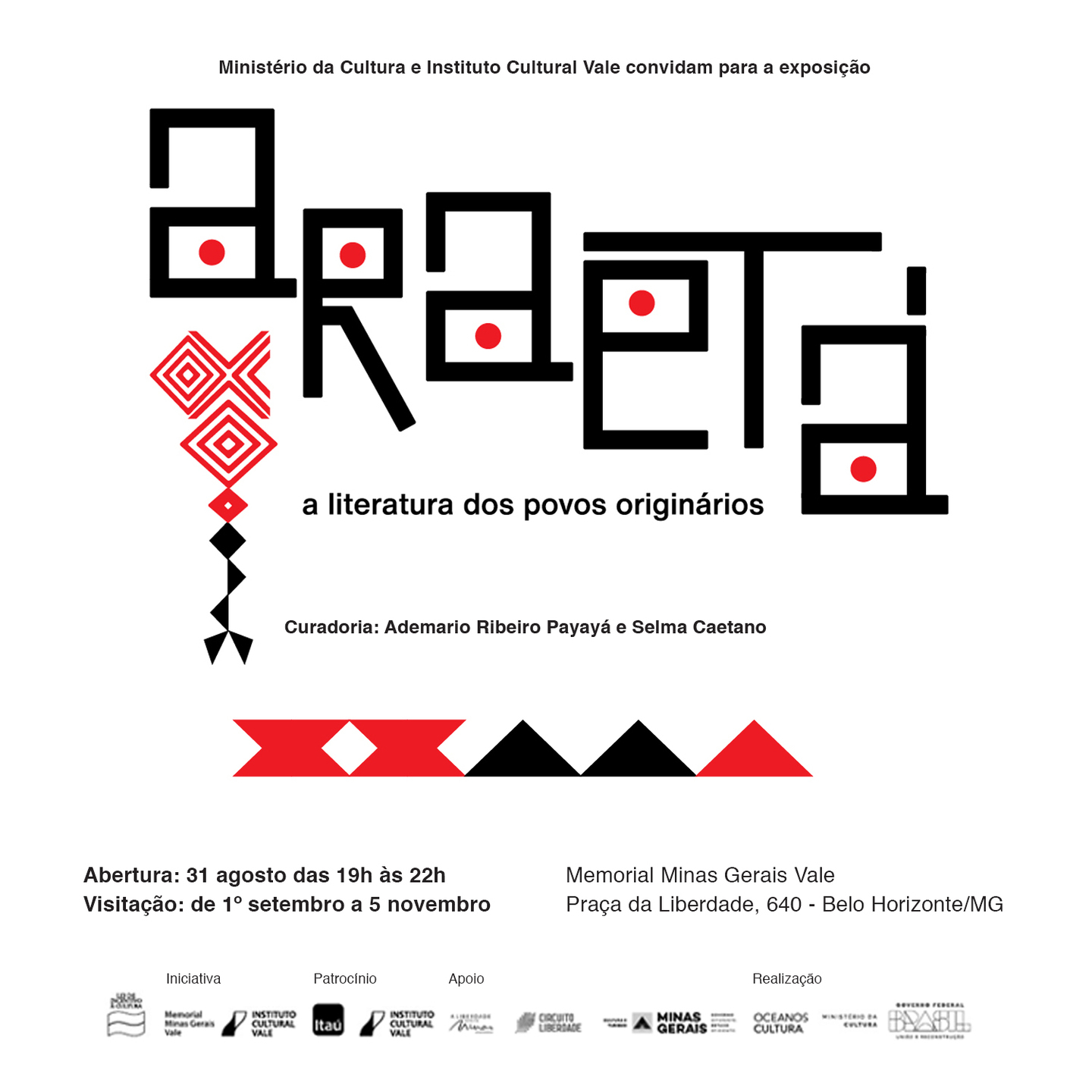 Exposição “Araetá: a Literatura dos Povos Originários”