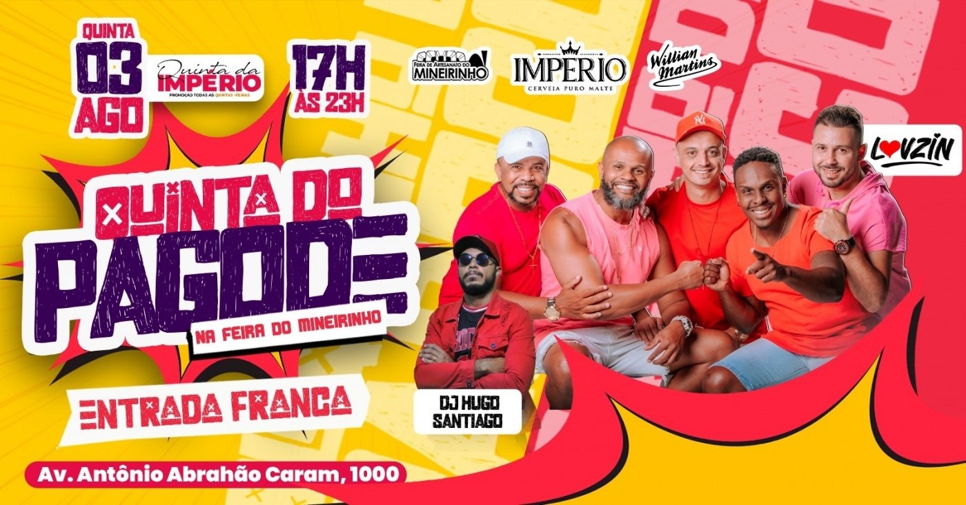 Quinta do Pagode - Feira do Mineirinho