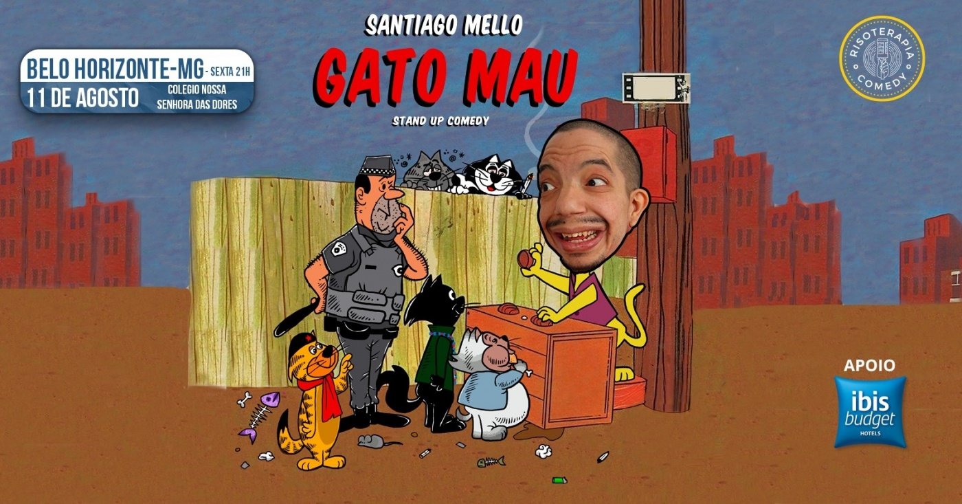 Espetáculo: Santiago Mello em Gato Mau