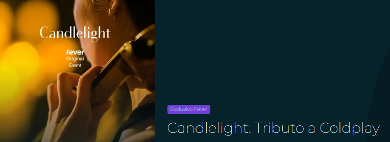 reprodução oficial Candlelight: Tributo a Coldplay