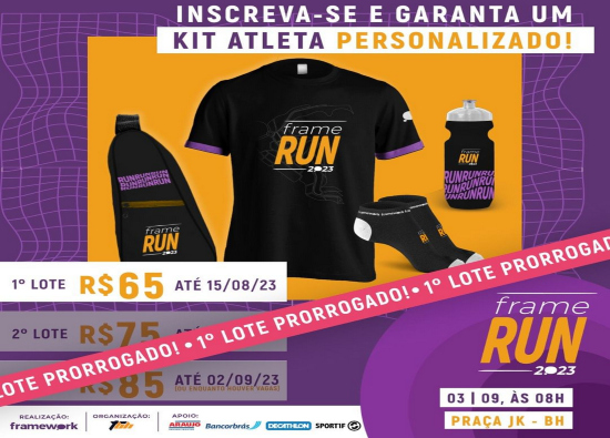 reprodução oficial Corrida: Frame Run 2023