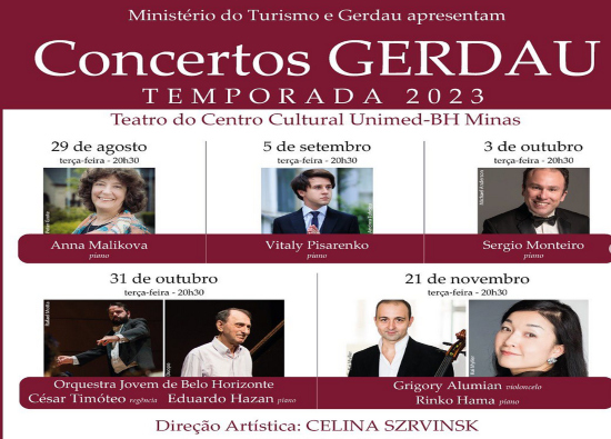 Temporada 2023: Série Concertos Gerdau