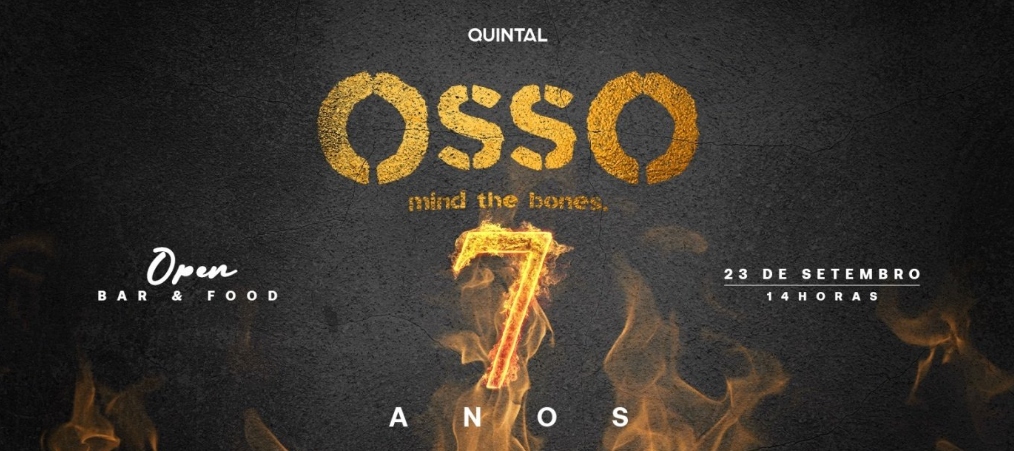 reprodução oficial Festa: 7 Anos Osso - Mind The Bones