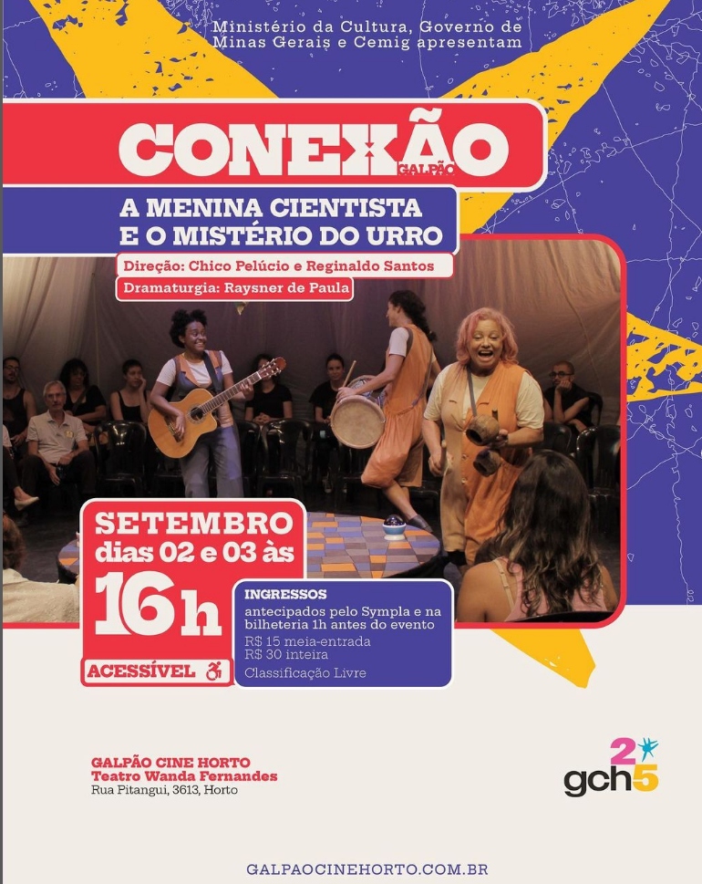 Espetáculo: A Menina Cientista e O Mistério do Urro