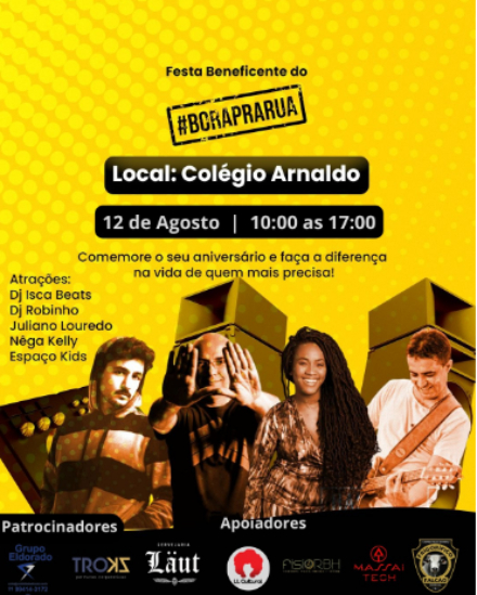 Reprodução Oficial Festa Beneficente do "boraprarua"