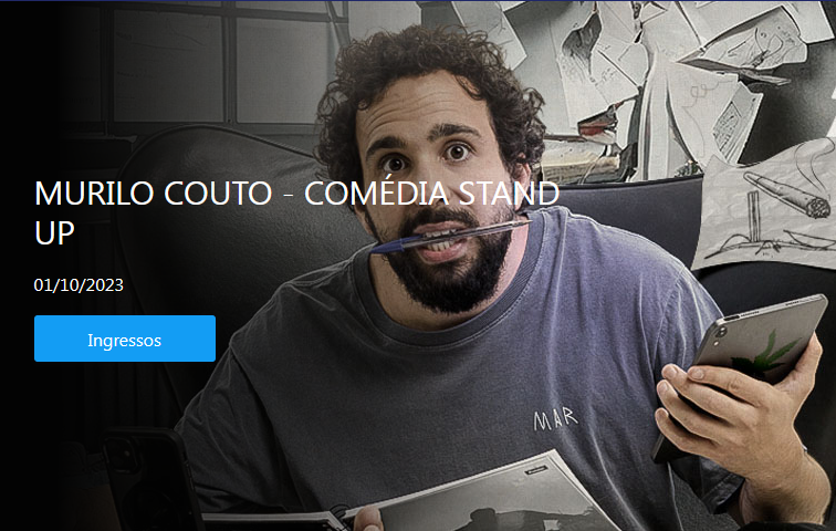 Comédia Stand up: Murilo Couto “Ideias Soltas”
