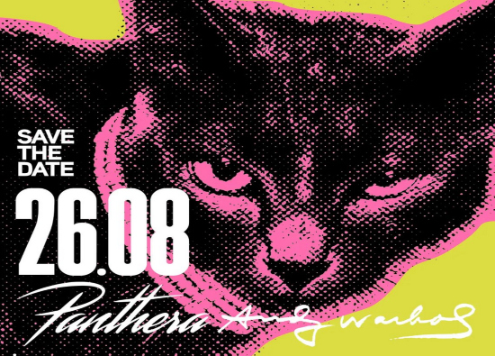 reprodução oficial Festa: Panthera "Andy Warhol Disco Gang"