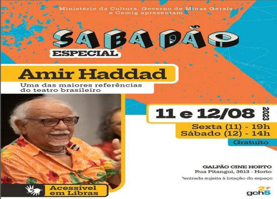 reprodução Instagram Sabadão Especial - Galpão Cine Horto