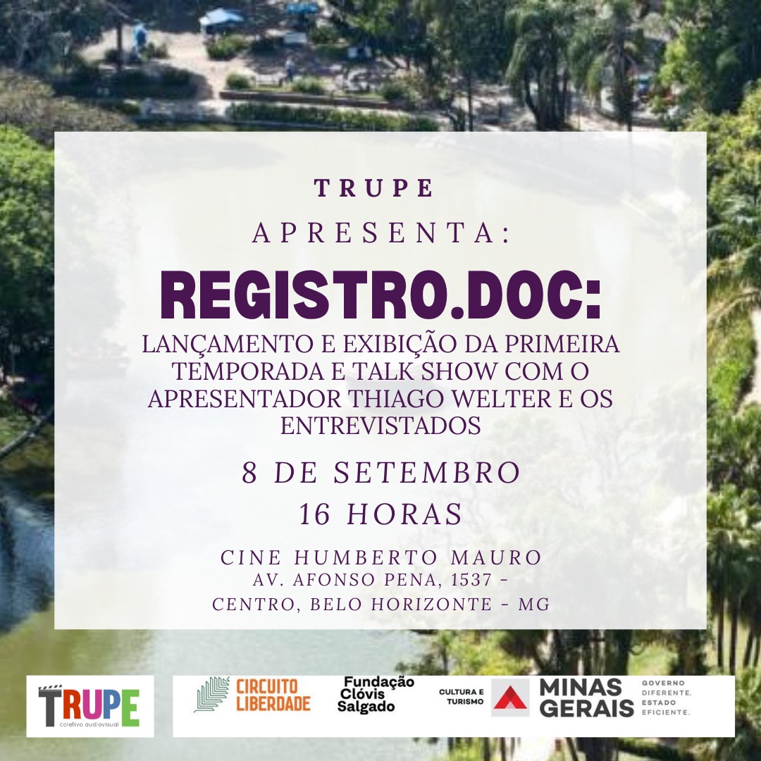 Lançamento 1ª temporada: “Registro.Doc”