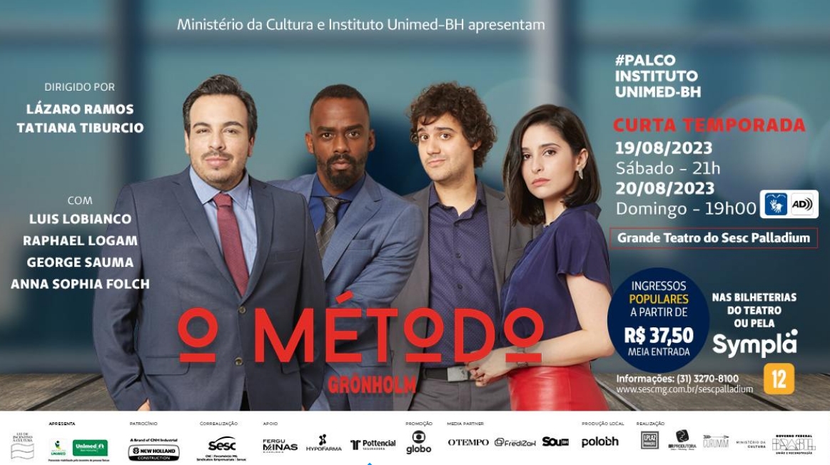 Espetáculo: "Método Grönholm" Sesc Palladium 