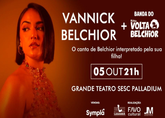 reprodução oficial Show: Vannick, filha de Belchior, e bloco Volta Belchior