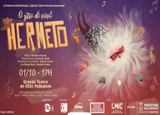 Espetáculo cênico musical: "Sítio do Vovô Hermeto"