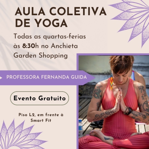 Aula Coletiva de Yoga - Anchieta Garden Shopping