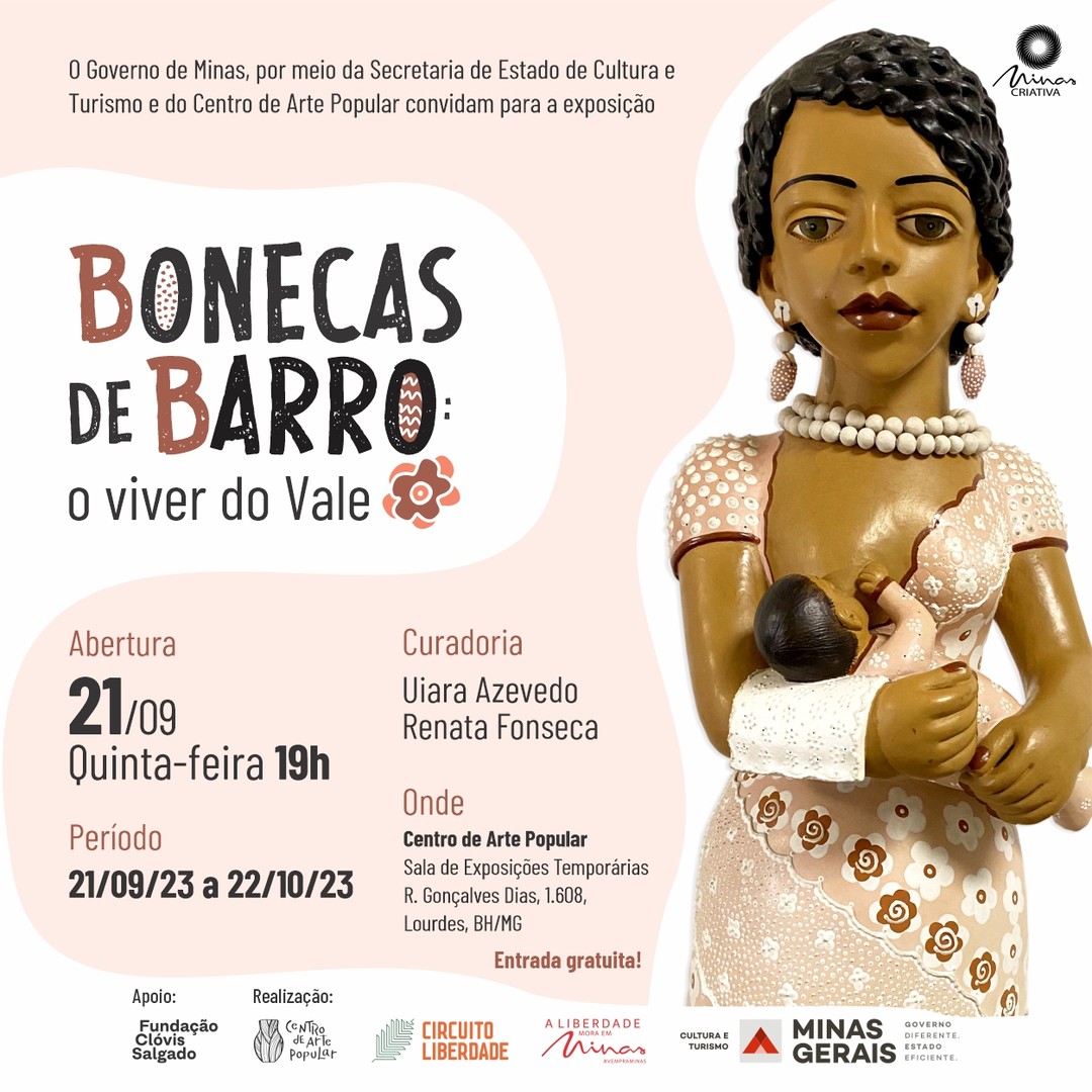 Exposição: “Bonecas de barro: o viver do Vale”