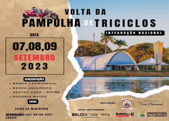 reprodução oficial Volta da Pampulha de Triciclos