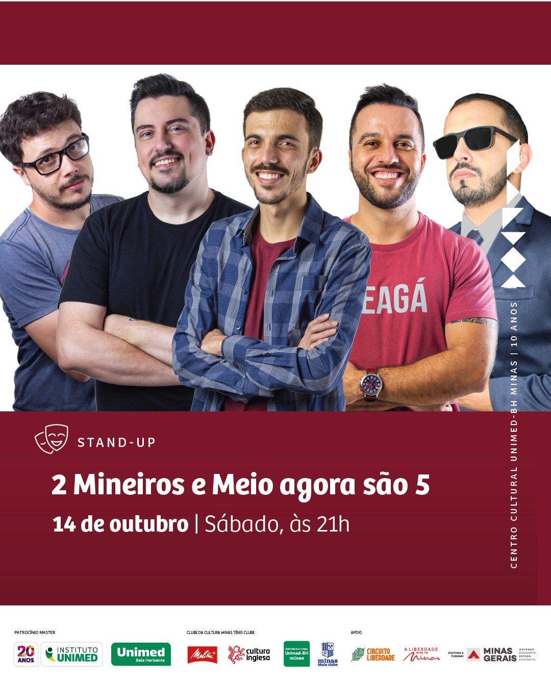 Stand Up Comedy: 2 Mineiros e meio agora são 5