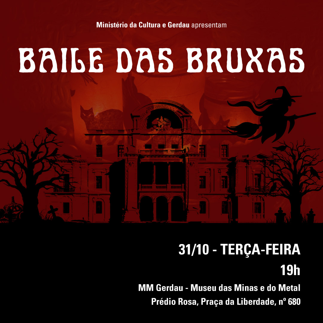 Baile das Bruxas no Museu das Minas e do Metal
