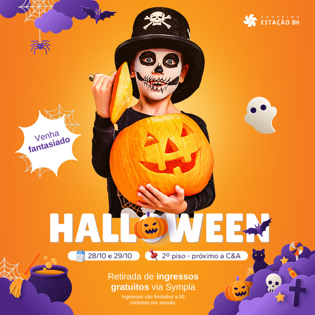 Halloween no Shopping Estação 