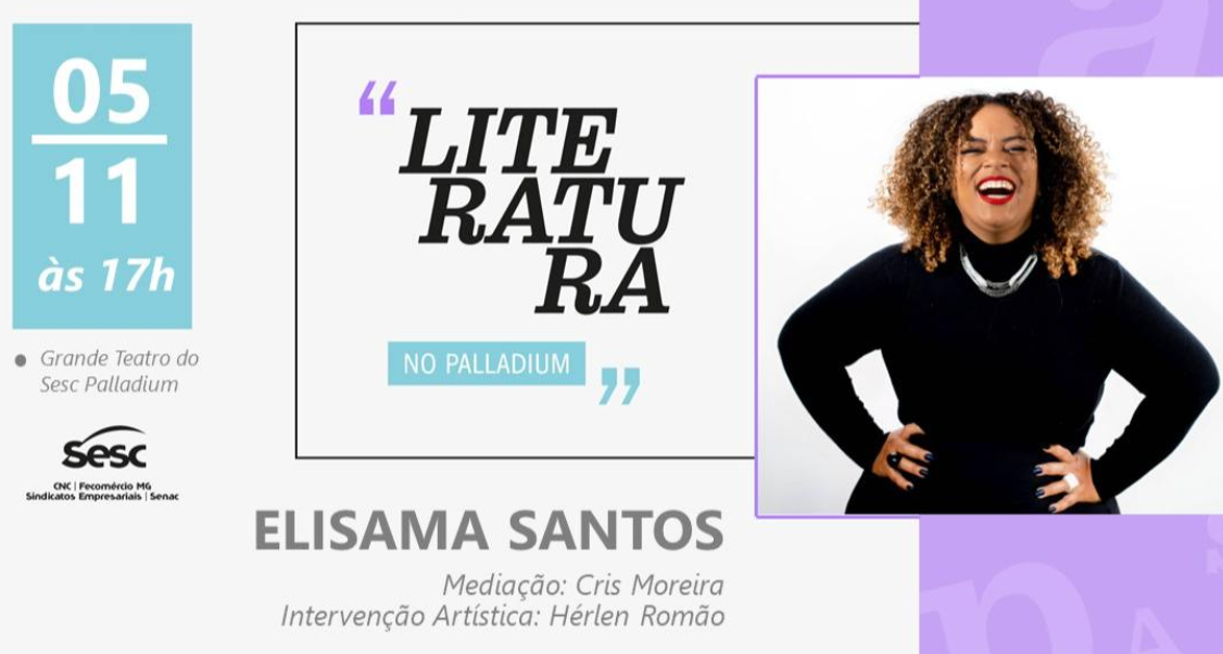 Literatura no Palladium convida Elisama Santos