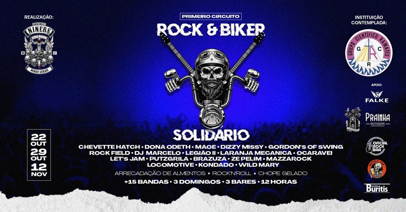 1º Circuito Rock & Biker Solidário