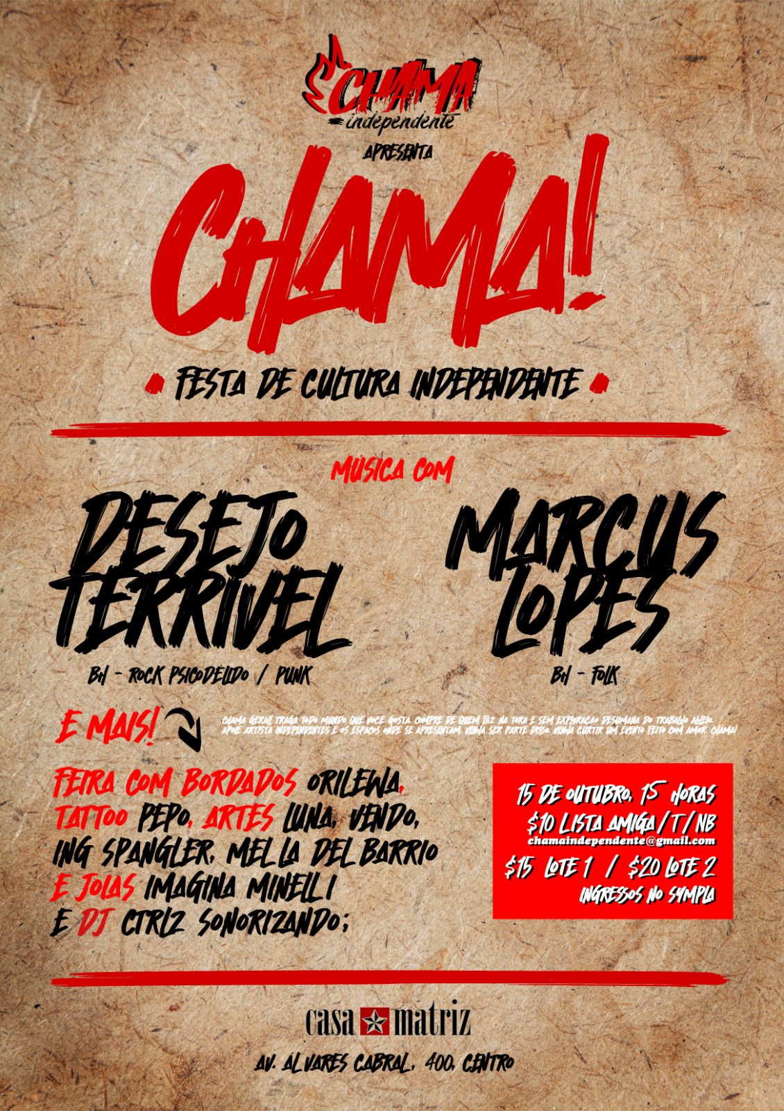 4ª Edição: Chama Festa de Cultura Independente