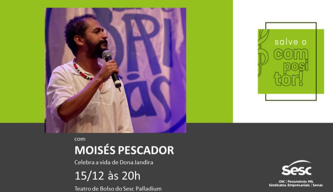 reprodução oficial Salve o compositor: "Moisés Pescador celebra a vida de Dona Jandira"