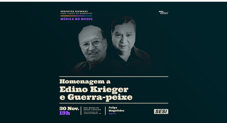 reprodução oficial Concerto: Homenagem à Edino Krieger e Guerra-Peixe