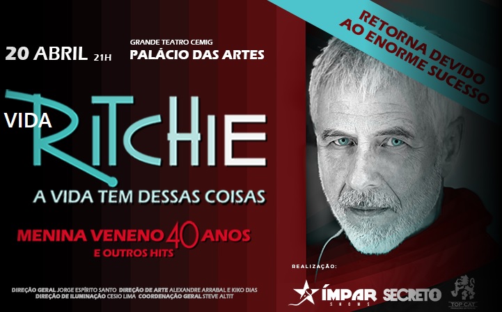 Show: Ritchie - Turnê "A vida tem dessas coisas"