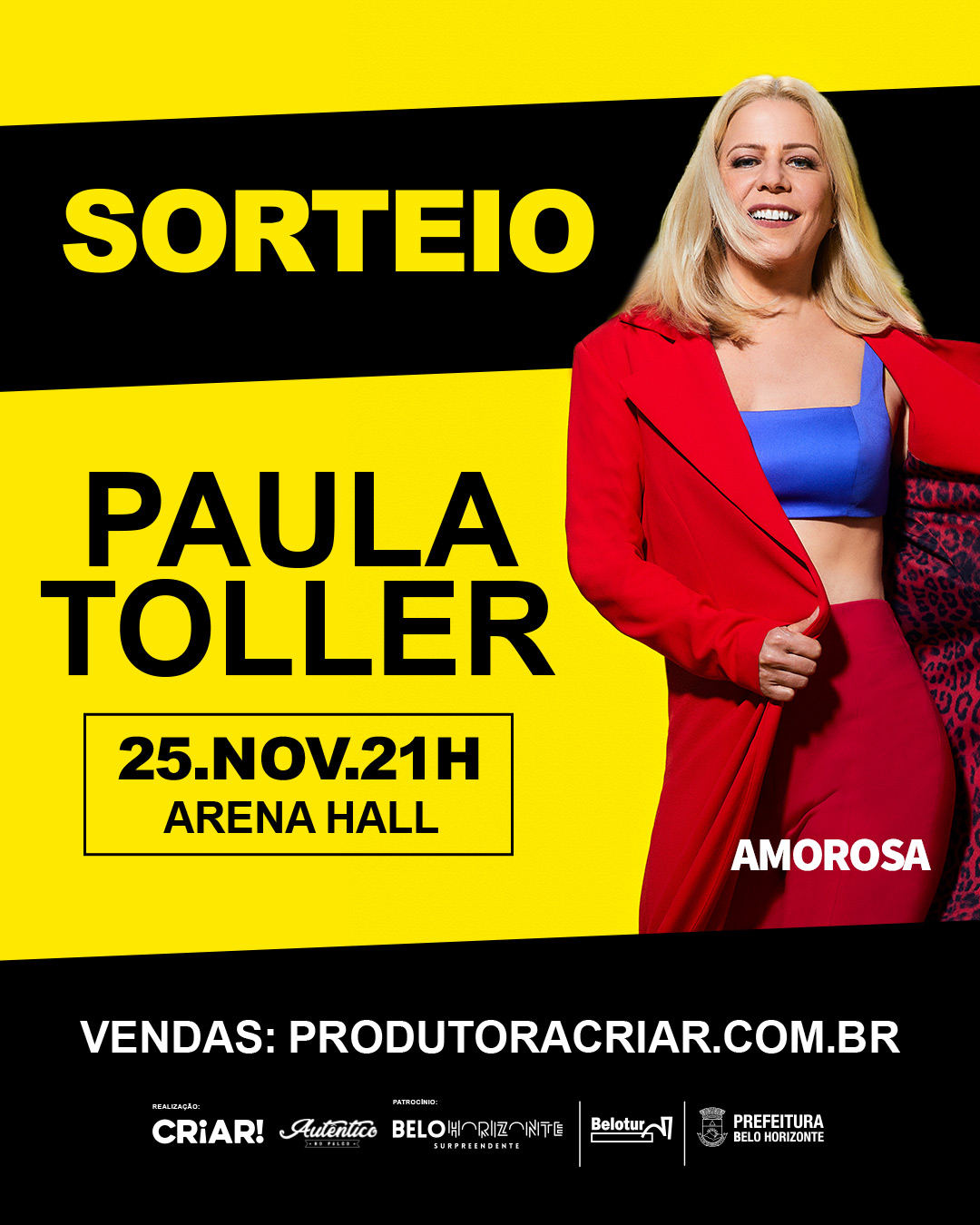 Show: Paula Toller  Portal Oficial de Belo Horizonte