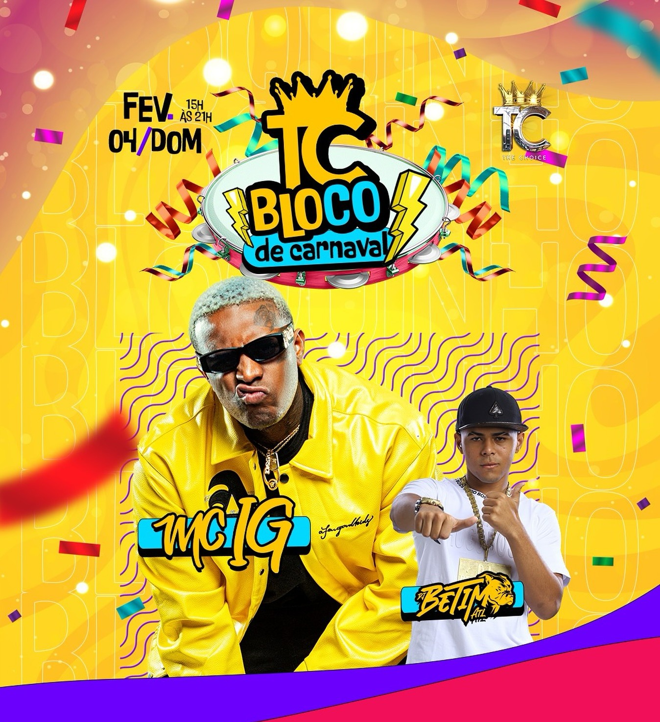 BLOCO DA THE CHOICE 2024