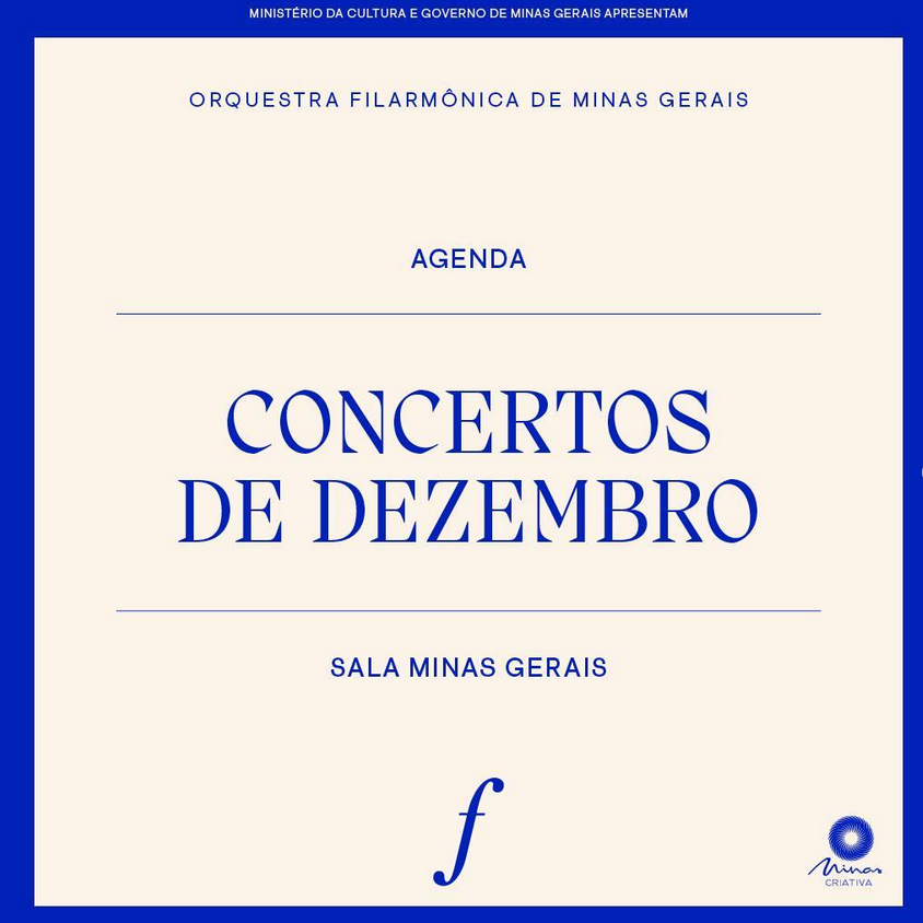 Concertos de Dezembro - Orquestra Filarmônica de MG