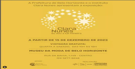  Exposição inédita: “Clara Nunes - Eu Sou a Tal Mineira”