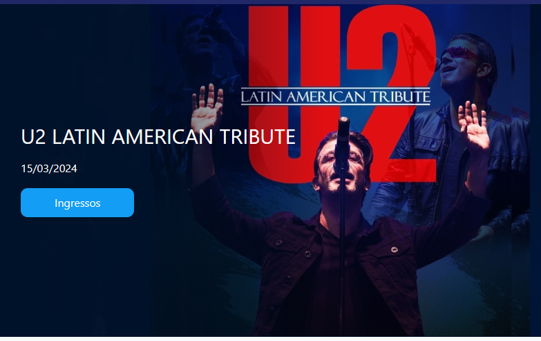 Show: U2 Latin American Tribute com Marcelo Antunes
