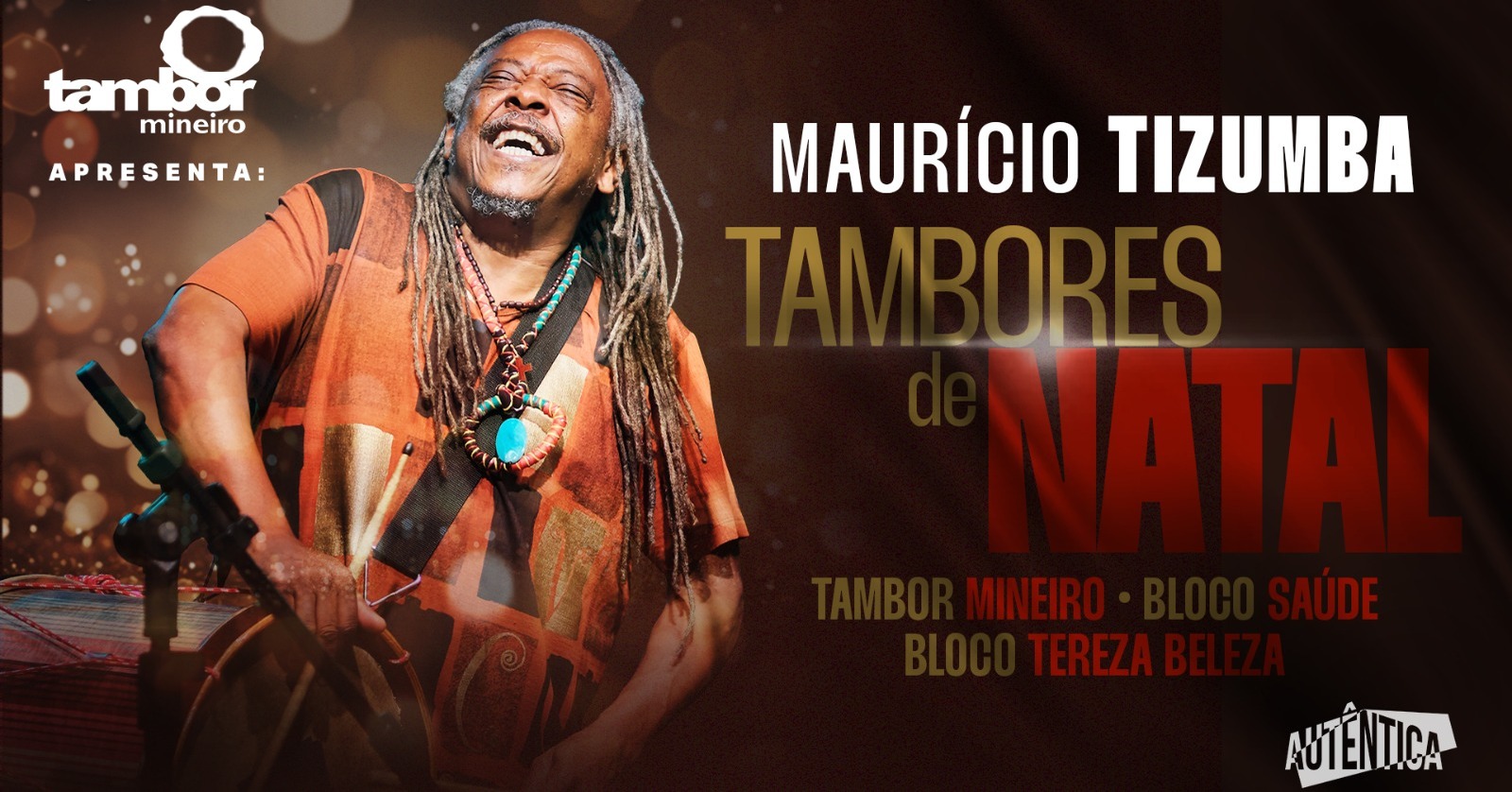 reprodução oficial Tambores de Natal "com Maurício Tizumba"