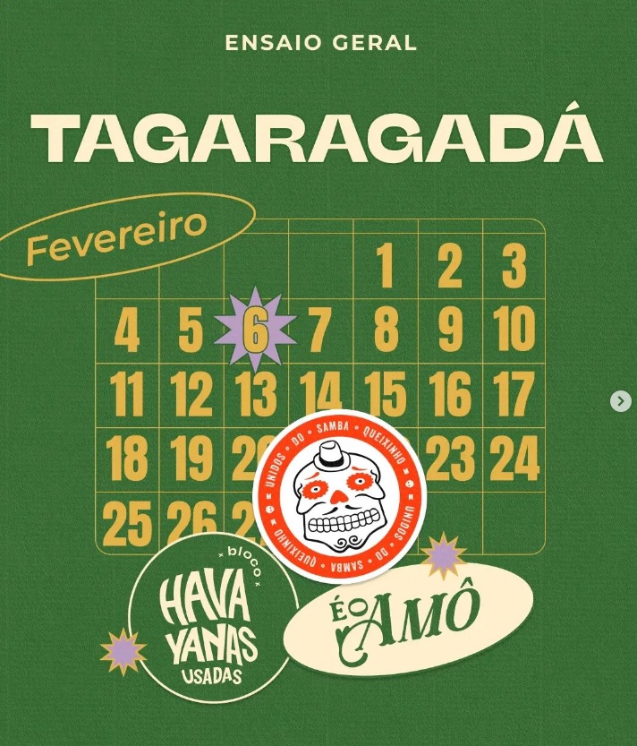 Blocos no Tagaragadá