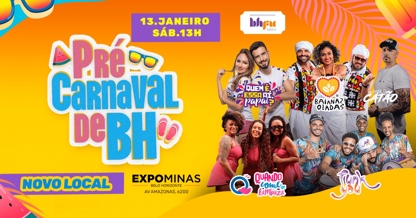 Reprodução: Sympla Pré Carnaval de BH