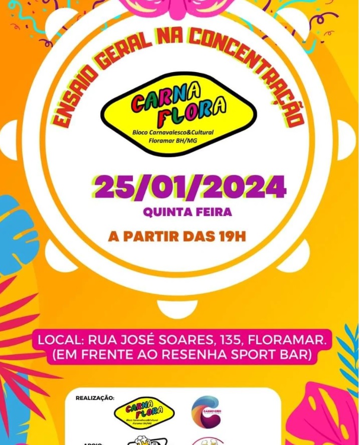 Ensaio: Bloco Carnaflora