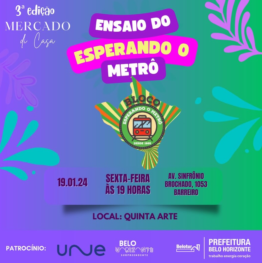 Ensaio: Bloco esperando o metrô