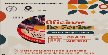  Oficinas de férias - Grupo Samba Queixinho