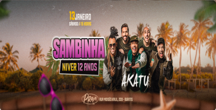 reprodução oficial Show: Sambinha 12 anos com Akatu