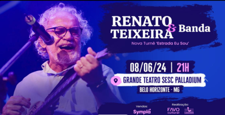 reprodução oficial Show: Renato Teixeira & Banda “Estrada Eu Sou”