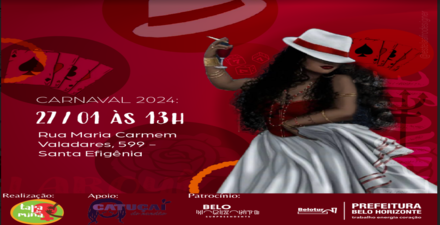  Ensaios: Bloco Tapa de Mina