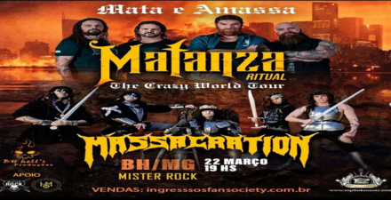 reprodução oficial Matanza Ritual e Massacration