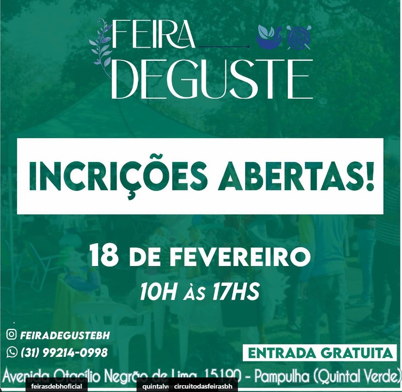 Reprodução/Instagram Feira Deguste