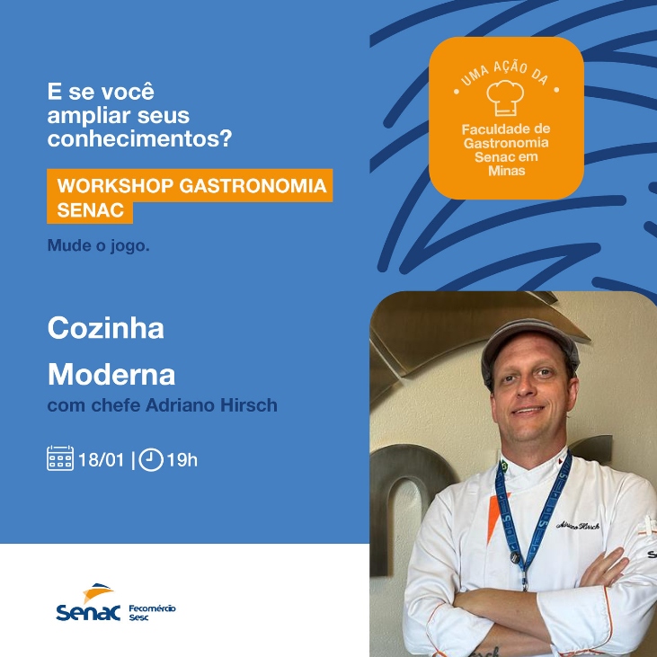 Workshop: Cozinha Moderna com Adriano Hirsch